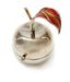 Sterling Silver Apple - shaped Honey Pot with spoon - The Weitzman Museum Store - 7 - 847384013324