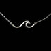 Sterling Silver Wave Rider Necklace - The Weitzman Museum Store - N77N