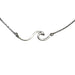 Sterling Silver Wave Rider Necklace - The Weitzman Museum Store - N77N