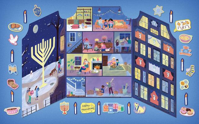 Interactive Sticker Countdown to Hanukkah