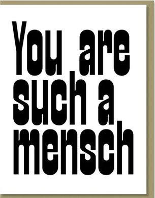 Such A Mensch Card - The Weitzman Museum Store - GC - JB - 015