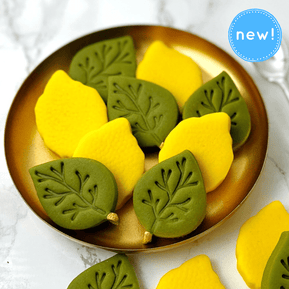 Sukkot Etrog and Leaf Collection Marzipan - The Weitzman Museum Store - sku - 45796208476385