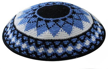 Sunflower Knit Kippot - The Weitzman Museum Store - DMC-20119