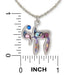 Swirling Silver Chai Necklace - The Weitzman Museum Store - 1430287N