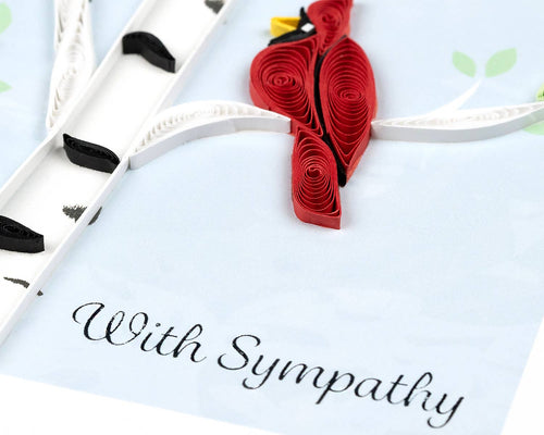 Sympathy Quilling Card in 3 Designs - The Weitzman Museum Store - 749