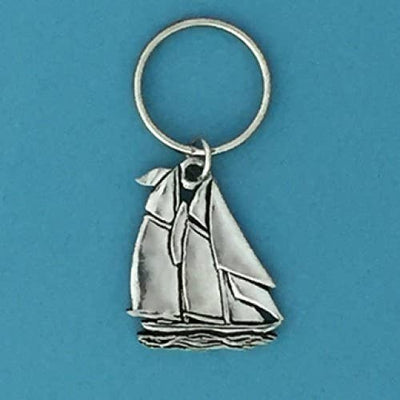 Tall Ship Keychain - The Weitzman Museum Store - KC-518