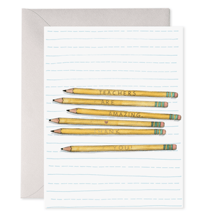 Teacher Pencils Card - The Weitzman Museum Store - 7 - 847384019215