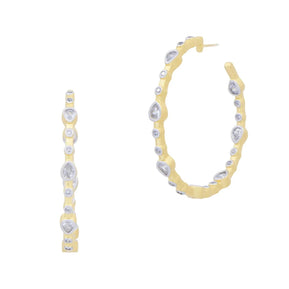 Teardrop Hoop Earrings - The Weitzman Museum Store - PYZE020020B