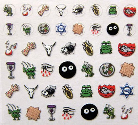 Ten Plagues Manicure Nail Decals - The Weitzman Museum Store - 7 - 847384007052