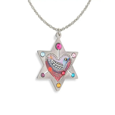 Tender Peace Star of David Necklace - The Weitzman Museum Store - 1430685