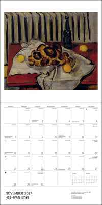 The Jewish Museum Calendar 2027/5788 - The Weitzman Museum Store - CAL27155