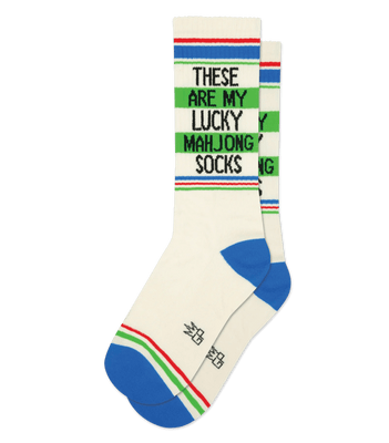 These Are My Lucky Mahjong Socks - The Weitzman Museum Store - 