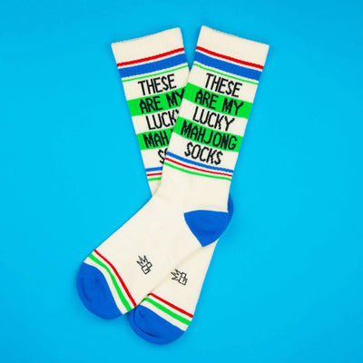 These Are My Lucky Mahjong Socks - The Weitzman Museum Store - 