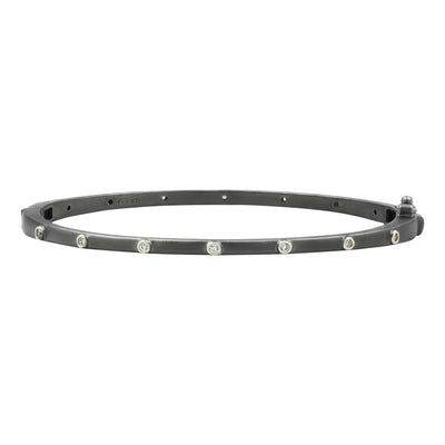 Thin Bezel Sparly Gem Bangle - The Weitzman Museum Store - PRZB080201B - H