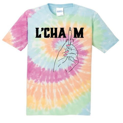 Tie - Dye L'Chaim T-Shirt - The Weitzman Museum Store - 7 - 847384017598