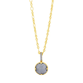 Times Square Pave Short Pendant - The Weitzman Museum Store - PYZ070554B - 16E