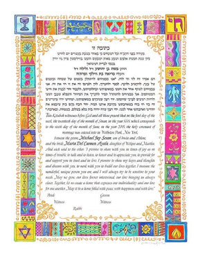 To Life Ketubah by Joanne Fink - The Weitzman Museum Store - 