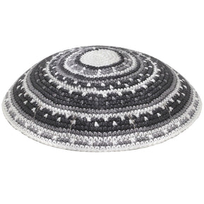 Traditional Gray Knit Kippot - The Weitzman Museum Store - DMC-20170