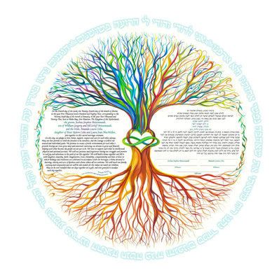 Tree of Life Ketubah in Multiple Designs by Nava Shoham - The Weitzman Museum Store - 
