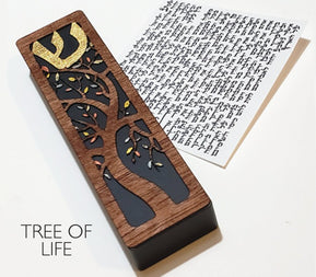 Tree of Life Laser Cut Mezuzah - The Weitzman Museum Store - 7 - 847384019698