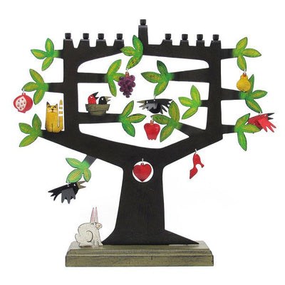 Tree of Life Menorah - The Weitzman Museum Store - 7 - 847384004471