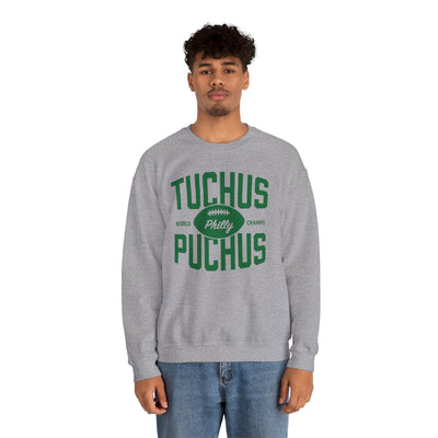 Tuchus Puchus Crewneck Sweatshirt - A Weitzman Exclusive! - The Weitzman Museum Store - 15094507104981505662