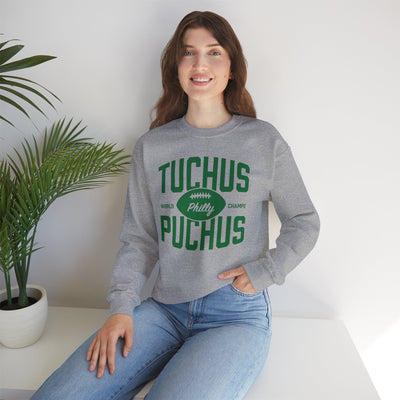 Tuchus Puchus Crewneck Sweatshirt - A Weitzman Exclusive! - The Weitzman Museum Store - 15094507104981505662