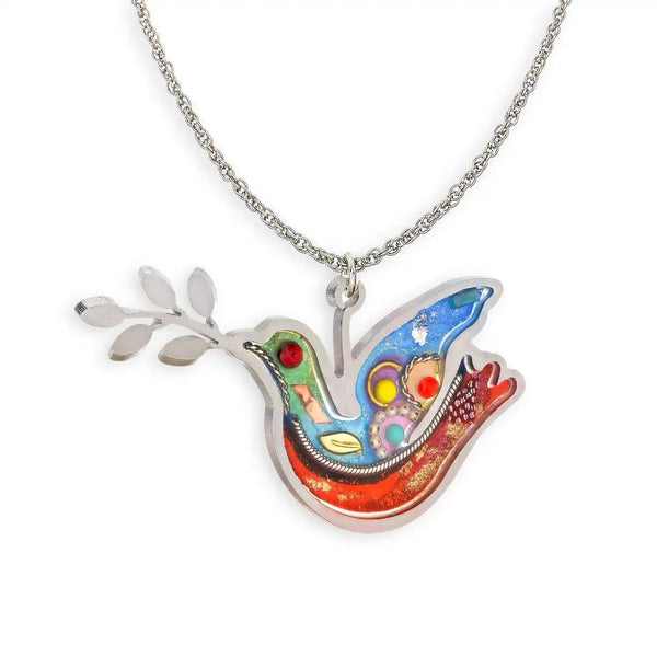 Turquoise Dove of Peace Necklace - The Weitzman Museum Store - 1430062OR