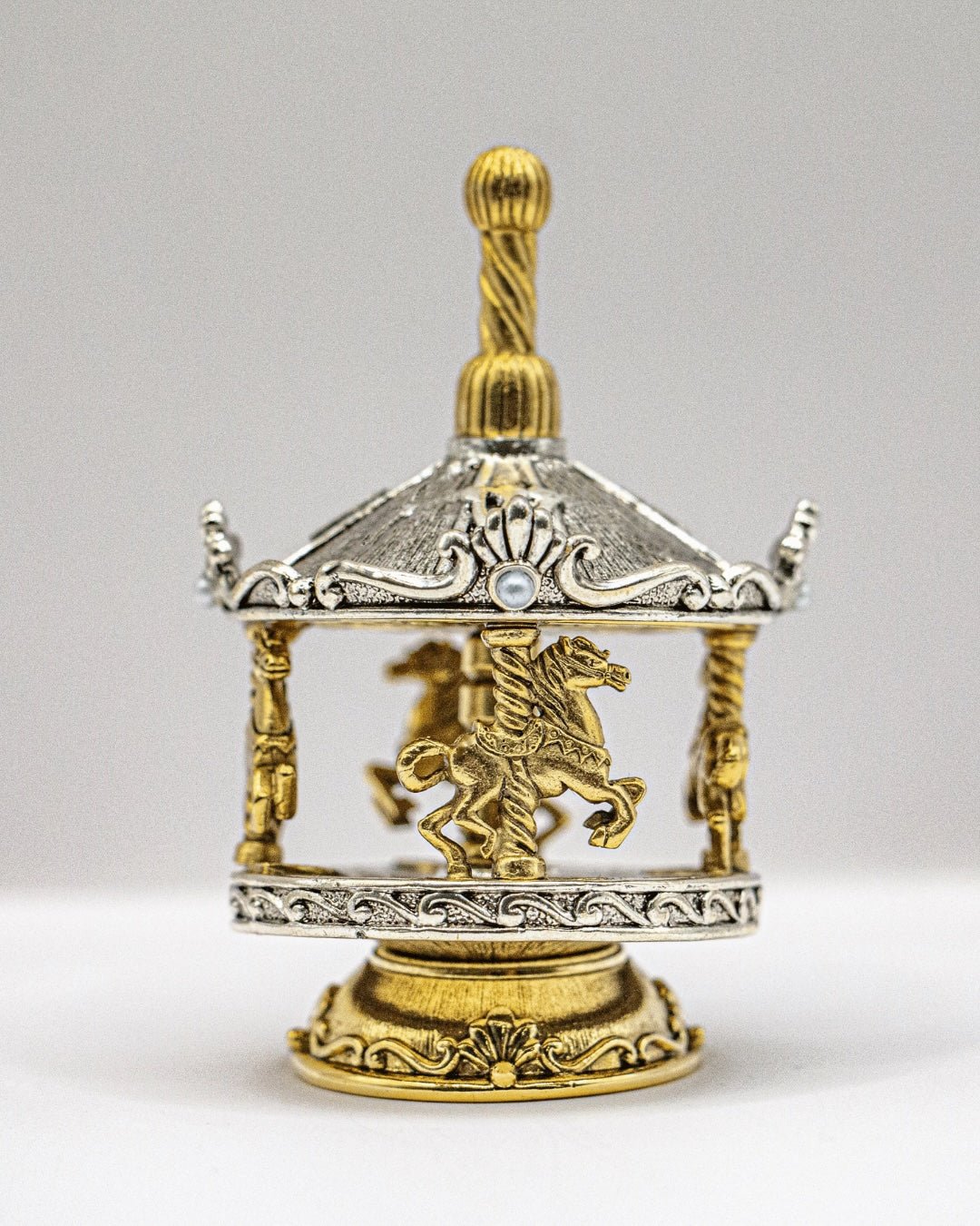 Two-tone Carousel Dreidel - The Weitzman Museum Store - DRD-19C