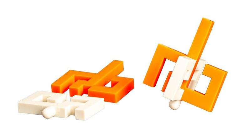 Two Tone Puzzle Dreidel in Multiple Color Options - The Weitzman Museum Store - 439415