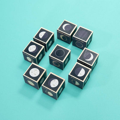 Uncle Goose Moon Phase Blocks - The Weitzman Museum Store - MPH9