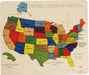 USA Map Wood Puzzle - The Weitzman Museum Store - EKP03040