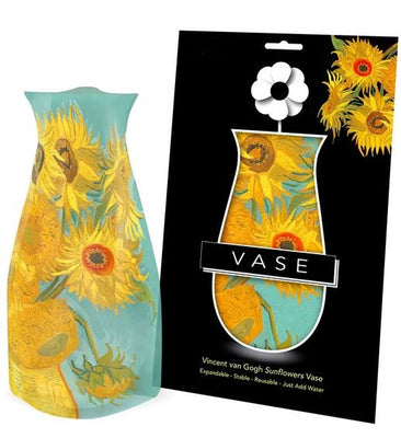 Van Gogh Sunflowers Expandable Vase - The Weitzman Museum Store - 7 - 847384018260