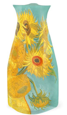 Van Gogh Sunflowers Expandable Vase - The Weitzman Museum Store - 7 - 847384018260