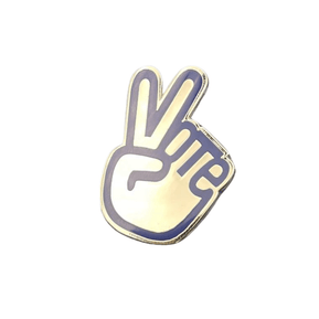 Vote Peace Pin - The Weitzman Museum Store - LE23 - 3B