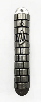 Wall Pewter Mezuzah - The Weitzman Museum Store - ADM - 510