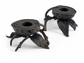 Walnut Candlesticks - The Weitzman Museum Store - 7-847384006592