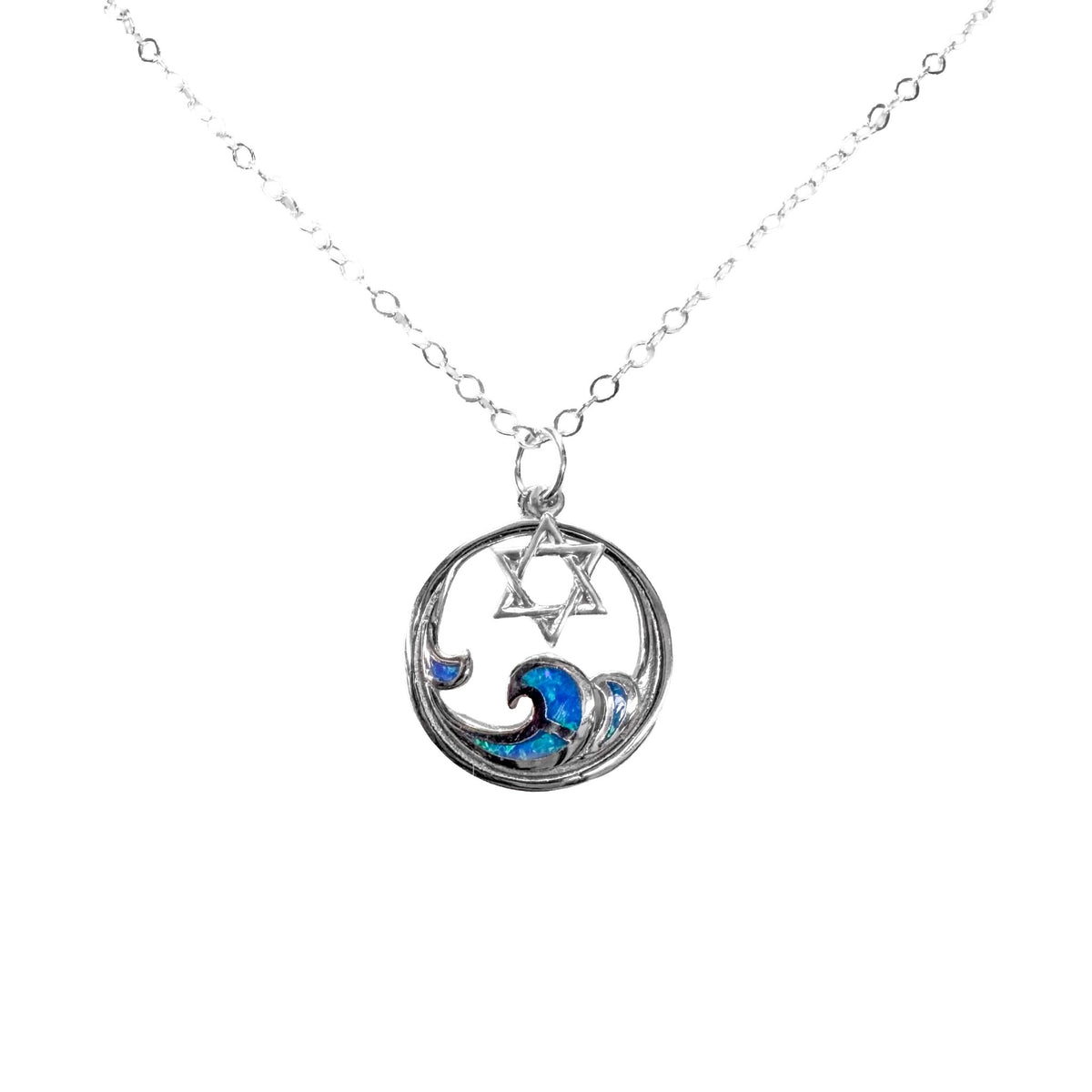 Waves of Life with Star of David - The Weitzman Museum Store - N484N