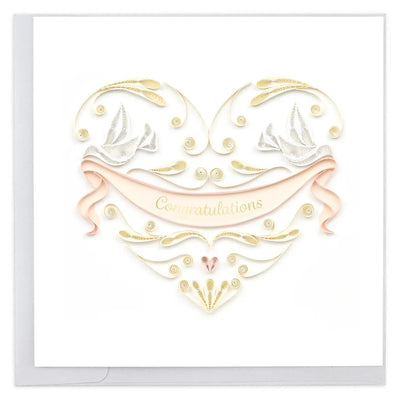 Wedding Quilling Card in Multiple Designs - The Weitzman Museum Store - 265