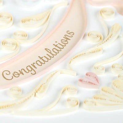 Wedding Quilling Card in Multiple Designs - The Weitzman Museum Store - 265