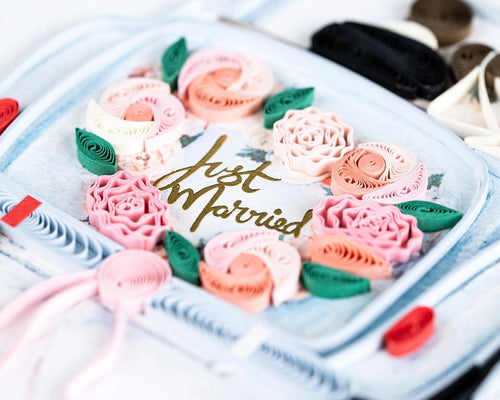 Wedding Quilling Card in Multiple Designs - The Weitzman Museum Store - 272