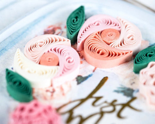 Wedding Quilling Card in Multiple Designs - The Weitzman Museum Store - 272