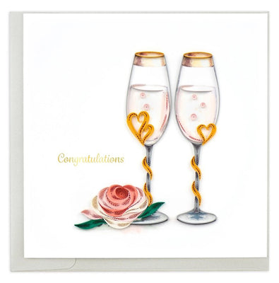 Wedding Quilling Card in Multiple Designs - The Weitzman Museum Store - 259