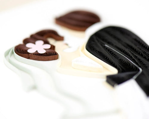 Wedding Quilling Card in Multiple Designs - The Weitzman Museum Store - 243