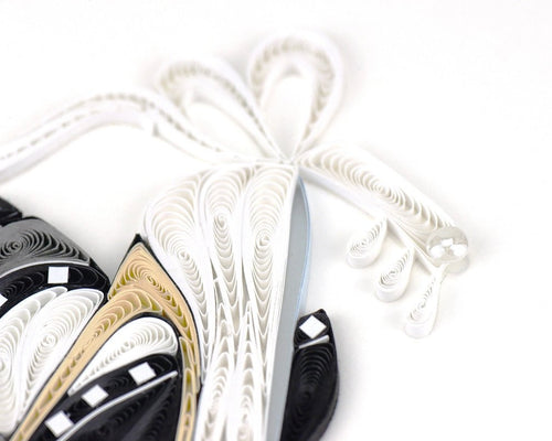 Wedding Quilling Card in Multiple Designs - The Weitzman Museum Store - 236