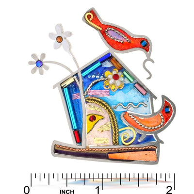 Welcome Home Birdhouse Pin - The Weitzman Museum Store - 1420824