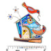 Welcome Home Birdhouse Pin - The Weitzman Museum Store - 1420824
