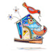 Welcome Home Birdhouse Pin - The Weitzman Museum Store - 1420824