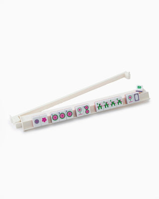White Acrylic Rack & Pusher Set - The Weitzman Museum Store - OMM89