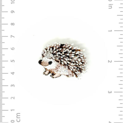 White Breasted Hedgehog Brooch Pin - The Weitzman Museum Store - 